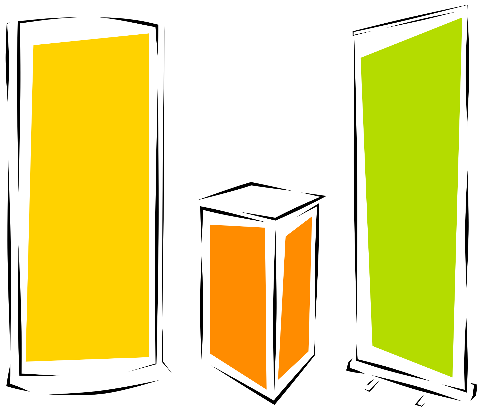 Messestände für Events und Ausstellungen Modularer Messestand mit Roll-Up- und Pop-Up-Systemen